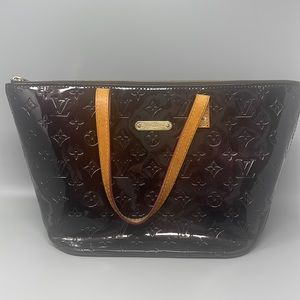 LOUIS VUITTON Amarante Monogram Bellevue Bag